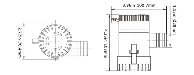 SEAFLO 01 Series 1100GPH Seaflo Bilge Pump