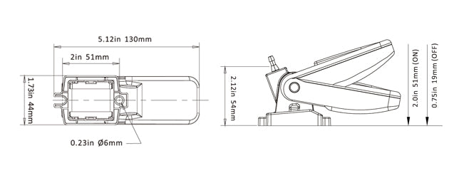 01 Series SEAFLO Bilge Pump Float Switch