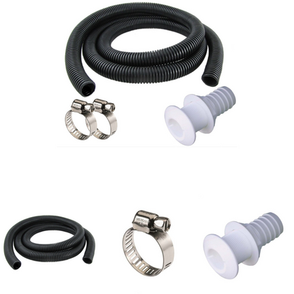 Seaflo Bilge Pump 500 GPH 12 Volt SFBP1-G500-01 Set Hose&Connector