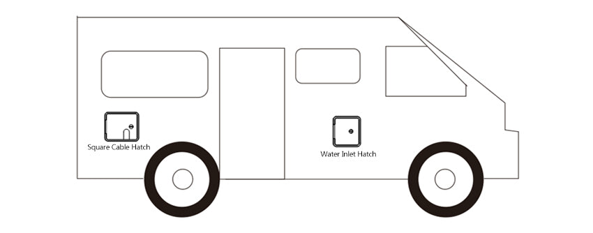 RV Water Inlet Hatch