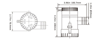 SEAFLO 01 Series 1100GPH Seaflo Bilge Pump