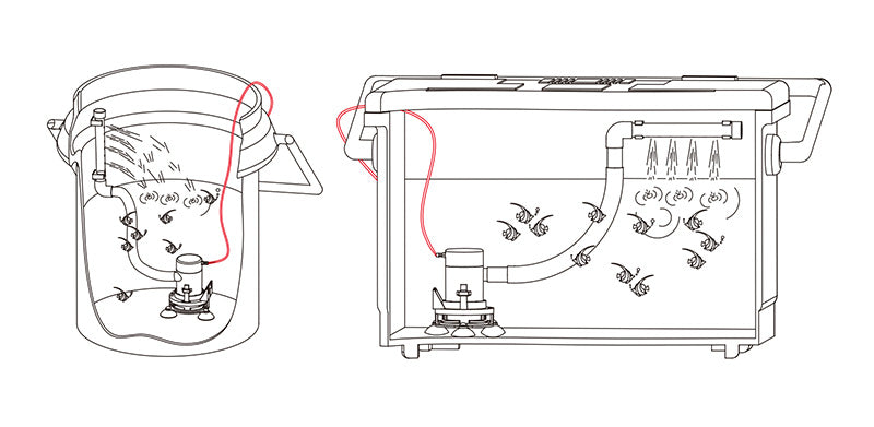10 Series 350GPH Seaflo Portable Aerator Kit