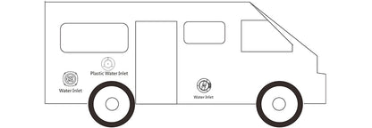 SEAFLO Water Inlet with Lock Camper Trailer, Caravan & RV Motorhome