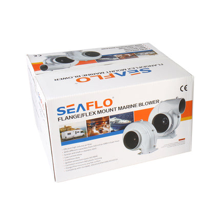 03 Series SEAFLO Flange Mount Bilge Blower Fan 320 CFM