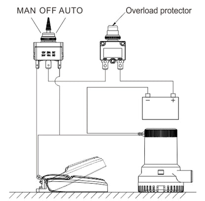 01 Series SEAFLO Bilge Pump Float Switch