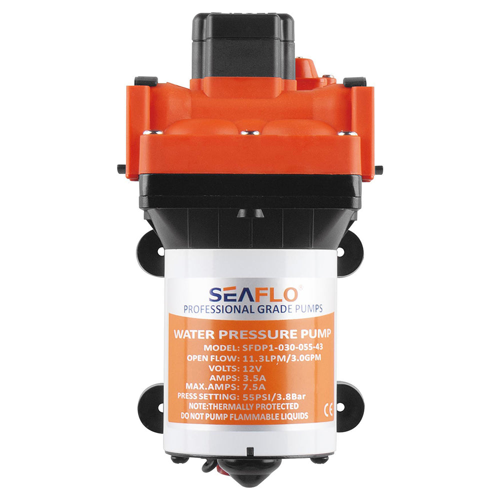 SEAFLO 43 Series DC Diaphragm Pump 12V 3.0-11.3LPM 17-60PSI