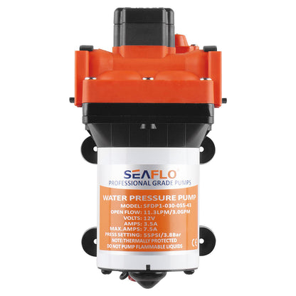 SEAFLO 43 Series DC Diaphragm Pump 12V 3.0-11.3LPM 17-60PSI