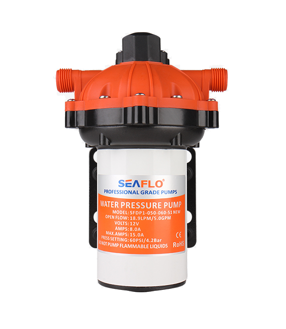 SEAFLO 51 Series EXTREME 12V DC Diaphragm Pump - Ideal for Boats, Vans, and RV's