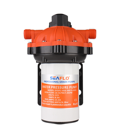SEAFLO 51 Series EXTREME 12V DC Diaphragm Pump - Ideal for Boats, Vans, and RV's