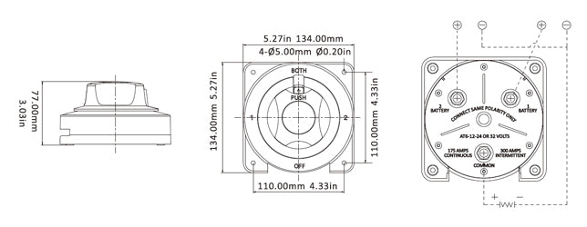 SEAFLO Battery Selector Switch