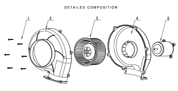 03 Series SEAFLO Flange Mount Bilge Blower Fan 320 CFM
