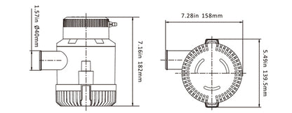 SEAFLO 01 Series 3500GPH Seaflo Bilge Pump