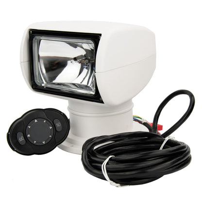 Boat Spotlight 100W 2500LM 360° Rotate Remote Control Spotlight Marine Halogen Search Light for Boat Truck Car 12V IP67 Waterproof