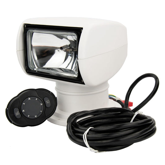 Boat Spotlight 100W 2500LM 360° Rotate Remote Control Spotlight Marine Halogen Search Light for Boat Truck Car 12V IP67 Waterproof