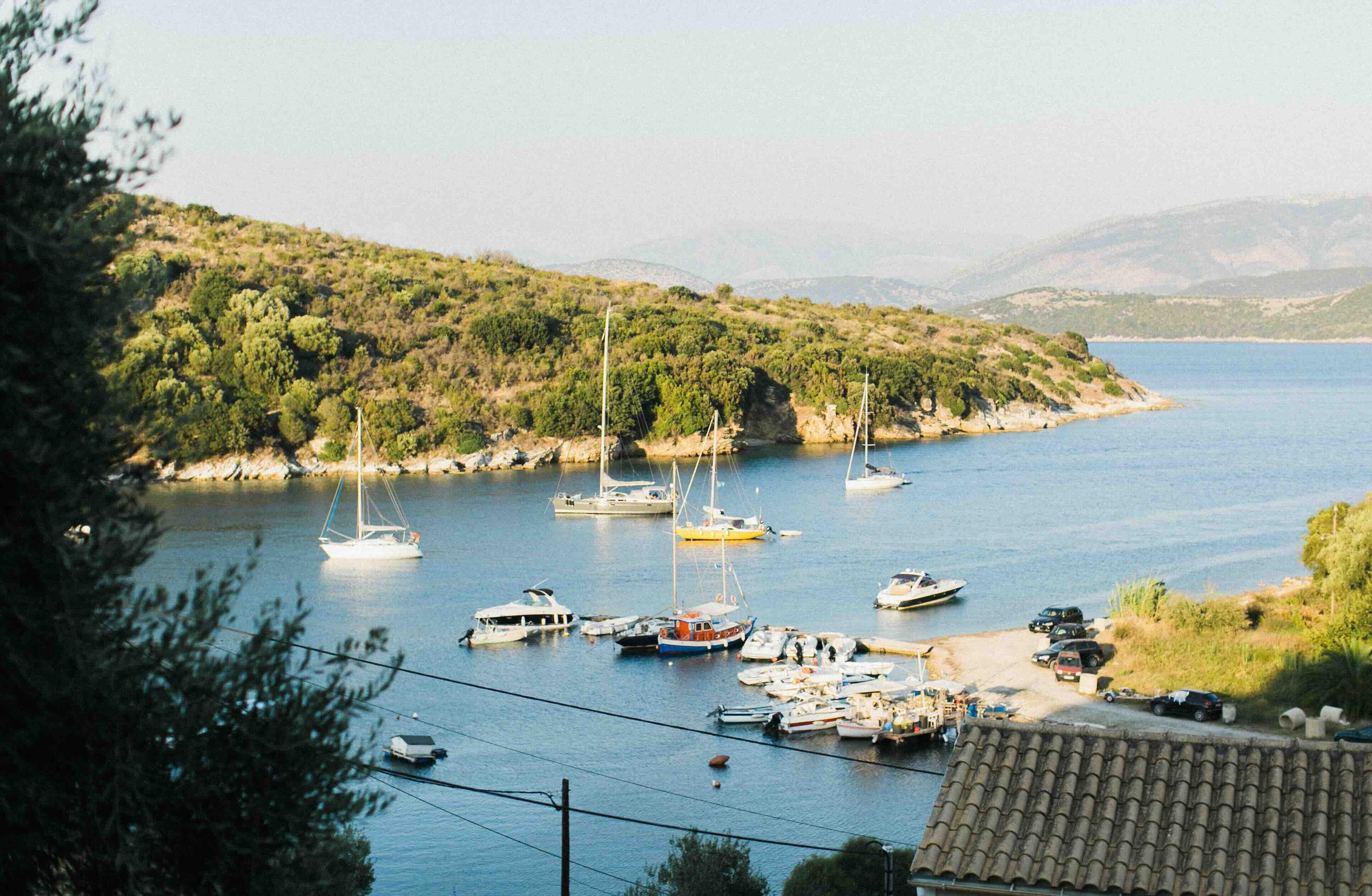 Boat Port Harbour Trip Road Caravan