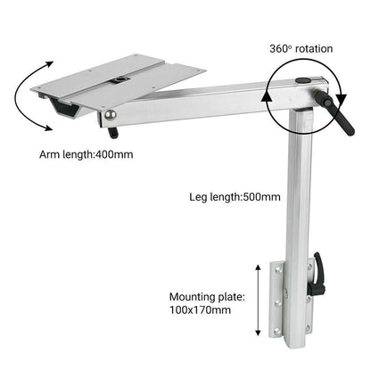 Caravan Table Leg Movable Rotatable Folding Height Camper RV