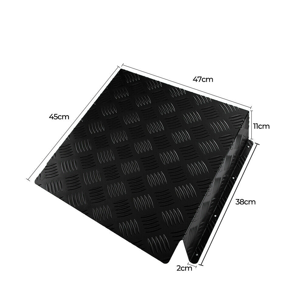 Caravan Diesel Tank Cover for 10L/15L Tank Black/Silver