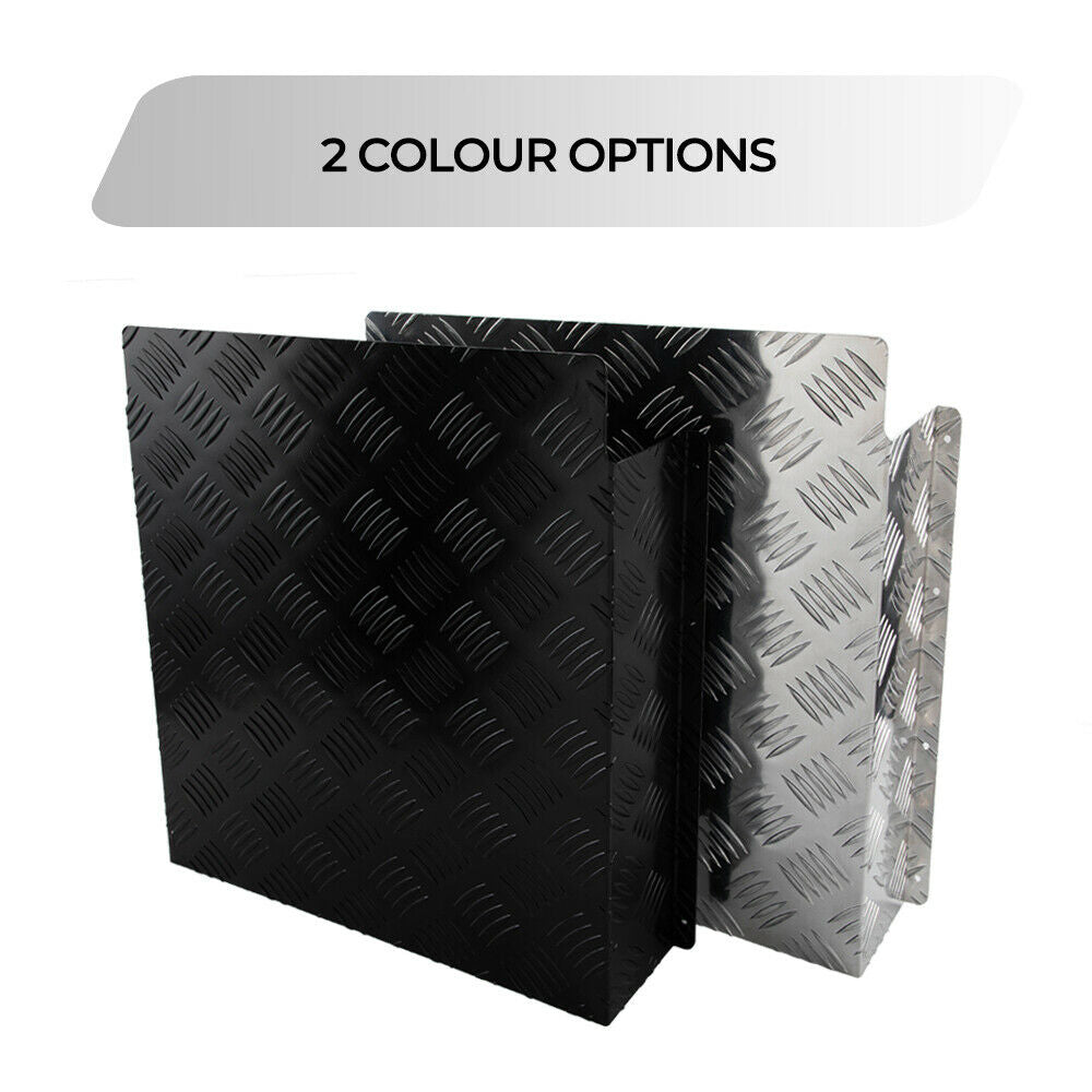 Caravan Diesel Tank Cover for 10L/15L Tank Black/Silver