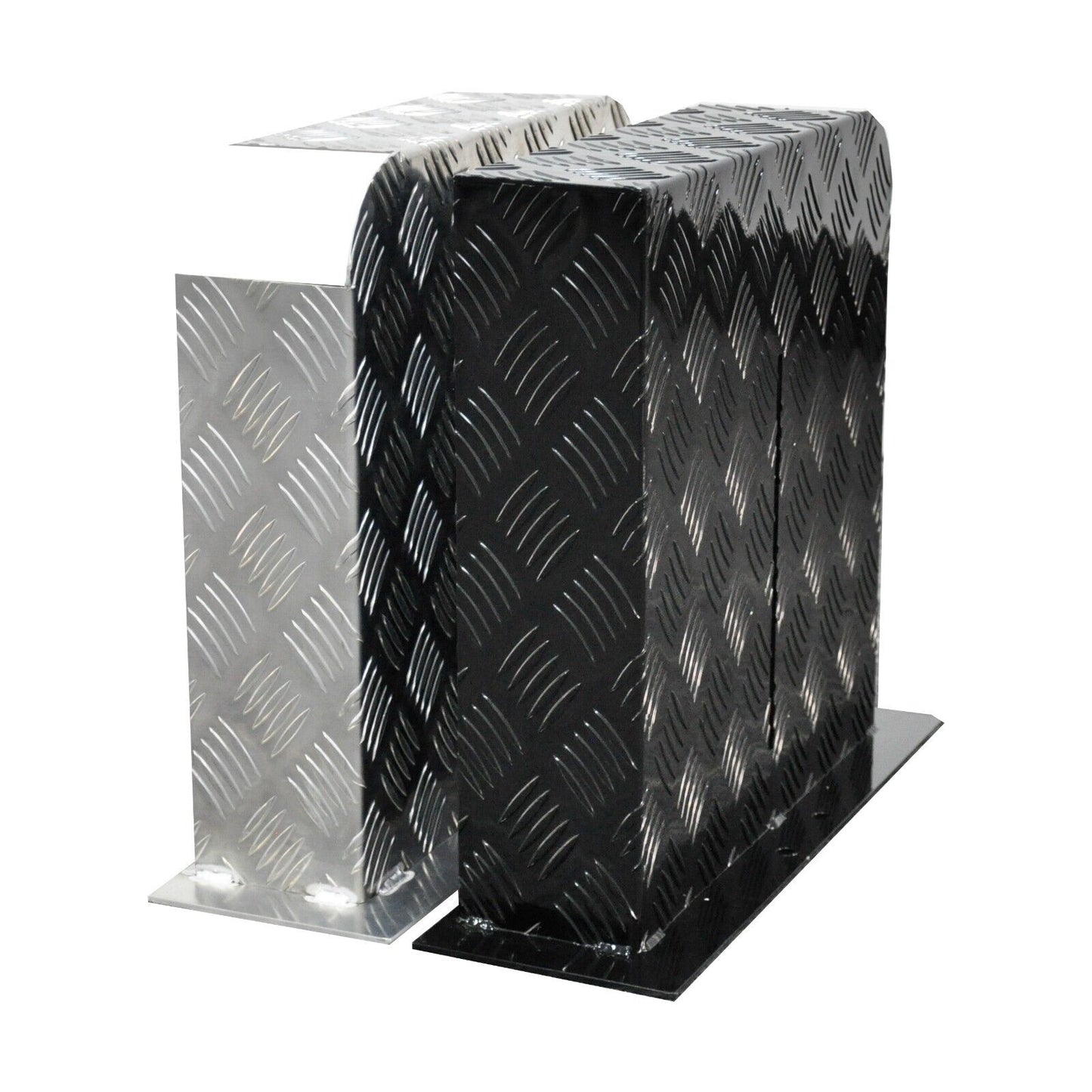 Base Mount Aluminium Diesel Heater Fuel Tank Cover Black/Silver Left/Right